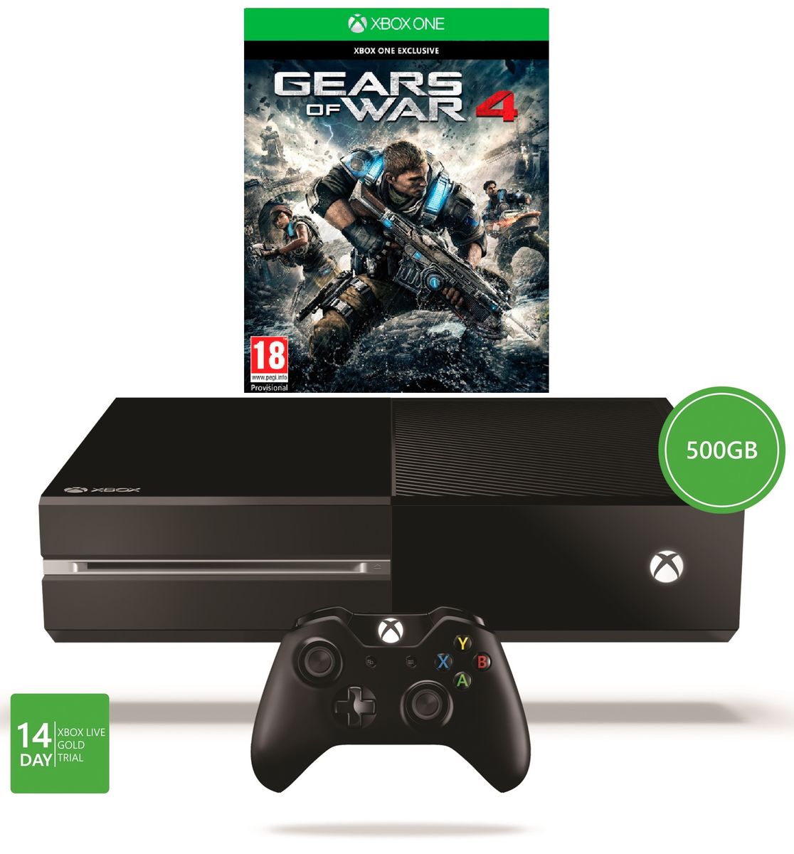Xbox One 500GB Console + Gears of War 4 (Xbox One) Buy Online in South Africa